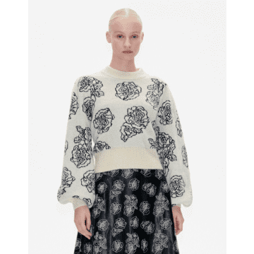 BAUM UND PFERDGARTEN BAUM UND PFERDGARTEN CHERIKA JUMPER CREME EMBROIDERY