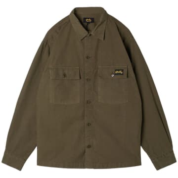 Stan Ray Olive Ripstop Cpo Shirt In Green
