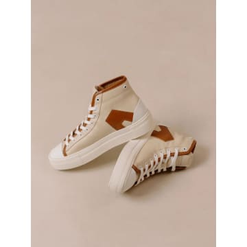 Alohas Tb35 Hi Top Trainers Cookie In Brown