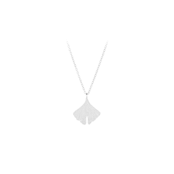 Pernille Corydon Biloba Necklace In Silver In Metallic