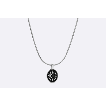 Twojeys Midnight Necklace Silver