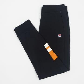 Fila Black And Orange Cruz Track Pants