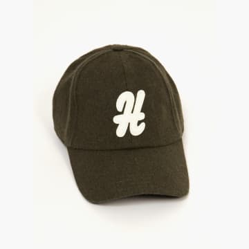 Hartford Olive Green Wool Recycled Cap