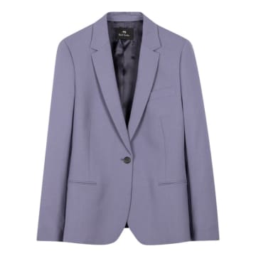 Paul Smith Womenswear Single Breasted Suit Jacket In Lilac