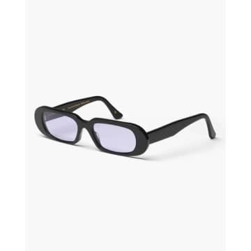 Colorful Standard Black Framed 09 Sunglasses With Lavender Lens