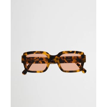 Monokel Eyewear Orange Lens Apollo Havana Sunglasses