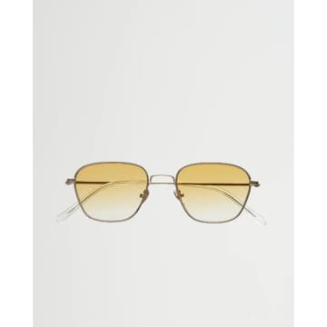 Monokel Eyewear Yellow Lens Otis Gold Sunglasses
