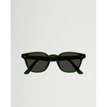 Monokel Eyewear Grey Lens River Bottle Green Sunglasses