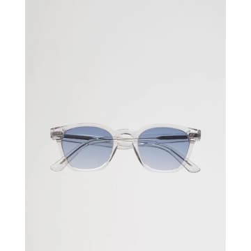Monokel Eyewear Blue Lens River Crystal Sunglasses