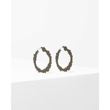 Elk Olivine Gards Hoop Earrings