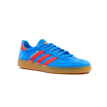 Shop Adidas Originals Adidas Handball Spezial Fx5675 Bright Blue/vivid Red/gold Metalic