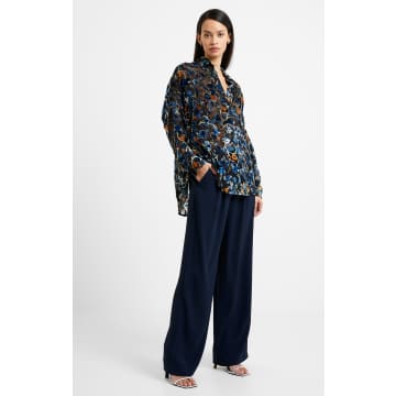 French Connection Avery Burnout Popover Shirt-72vcm
