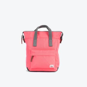 Roka Bantry B Small Sustainable Canvas Coral Rucksack In Pink
