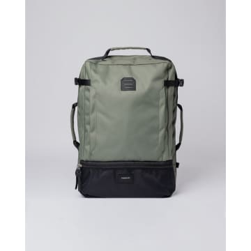 Sandqvist Multi Clover Green Otis Backpack