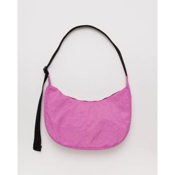 Baggu Medium Nylon Crescent Bag Extra Pink