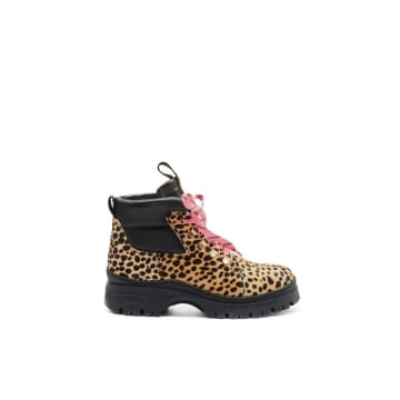 Fabienne Chapot Leopard Printed Lindsey Boots In Animal Print