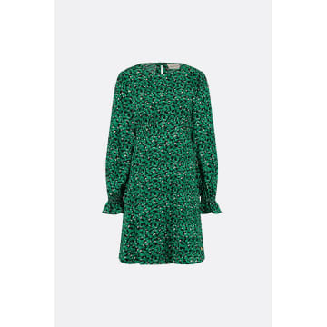 Fabienne Chapot Green Petit Amour Printed Vanessa Dress