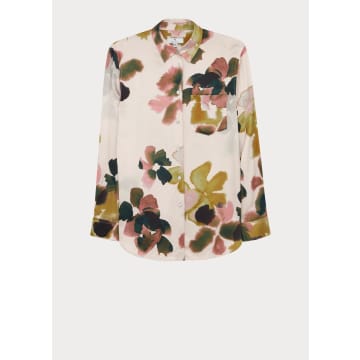 Shop Paul Smith Marsh Marigold Printed Relaxed Fit Shirt
