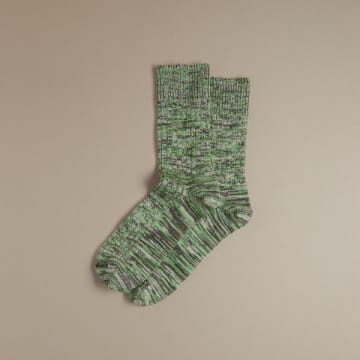 Rove Chunky Merino Socks In Green