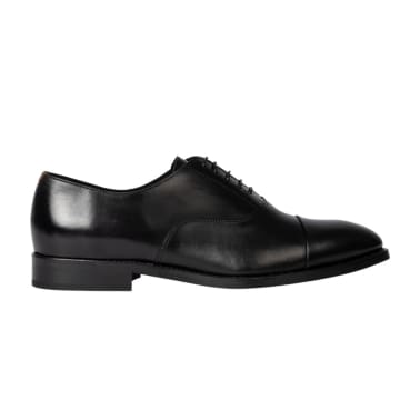 Paul Smith Menswear Leather Bari Shoe In Black