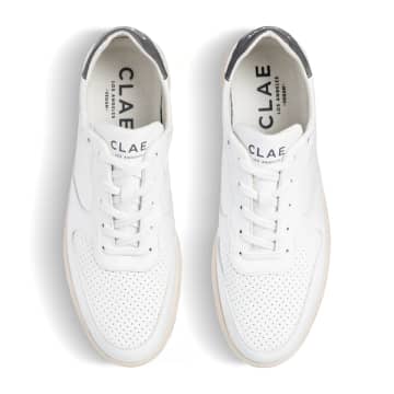 Clae White Frost Grey Malone Vegan Shoes