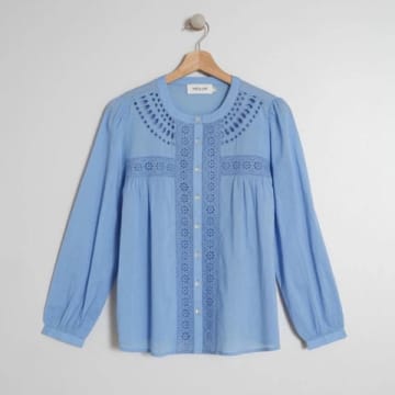 Indi And Cold Schiffli Embroidered Shirt