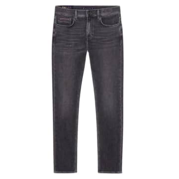Tommy Hilfiger Straight Fitted Faded Denton 1b3 Jeans In Elgin Grey