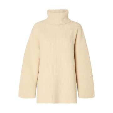 Selected Femme Mary Oversized Knit Roll Neck