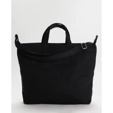 Shop Baggu Horizontal Zip Duck Bag In Black