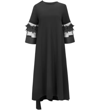 New Arrivals Xenia Nila Dress With Ornate Sleeves