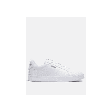 COACH LOWLINE LEATHER LOW TOP SIZE: 8, COL: OPTIC WHITE