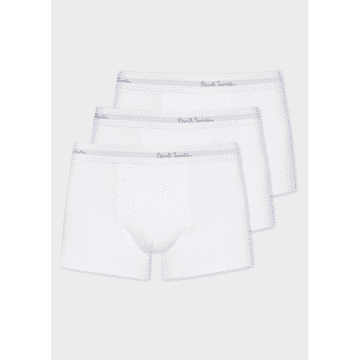 Shop Paul Smith 3 Pack Underwear Size: S, Col: White