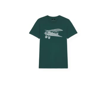 Paala Aeroplane T-shirt Dark Glazed Green