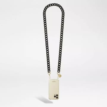 La Coque Francaise Sarah Phone Chain In Black