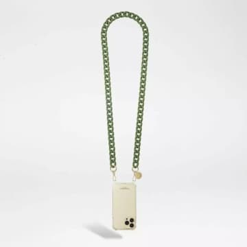 La Coque Francaise Sarah Phone Chain In Green
