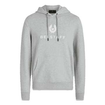 Belstaff Signature Sweatshirt Hoodie Old Siilver