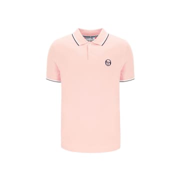 Sergio Tacchini Anzio Monogram Logo Jacquard Terry Cloth Polo in White for  Men