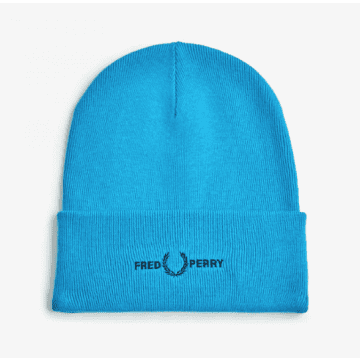 Fred Perry Graphic Beanie (cyber Blue)
