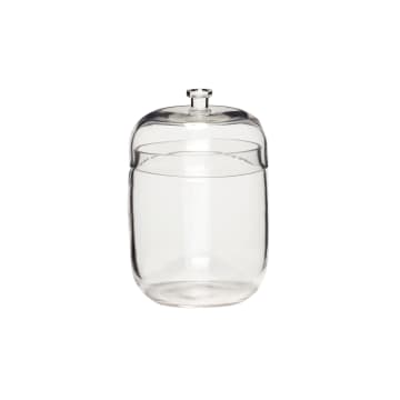 Hubsch Fill Storage Jars Clear Large In Transparent