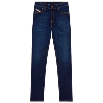 Diesel D Finitive 09f89 Tapered Fit Jeans In Blue