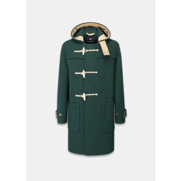 Gloverall Monty Duffle Coat In Green