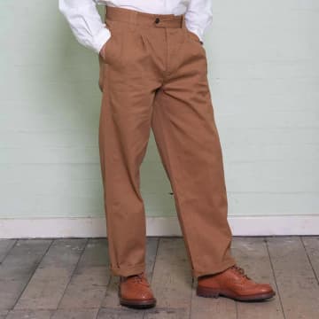 Yarmouth Oilskins The Work Trouser Khaki In Neutrals