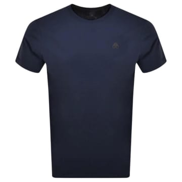 Shop Moose Knuckles Satellite T-shirt In Blue