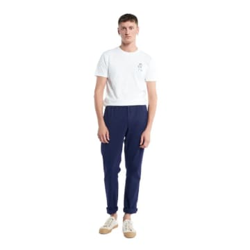 Olow Chino Trouser In Navy In Blue