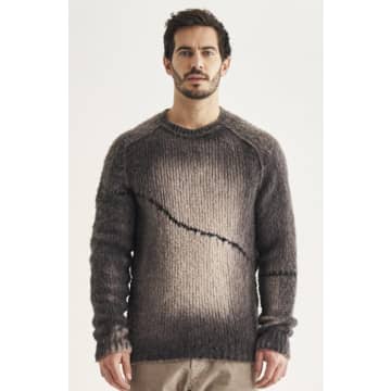 Transit Mens Wool And Linen Roundneck