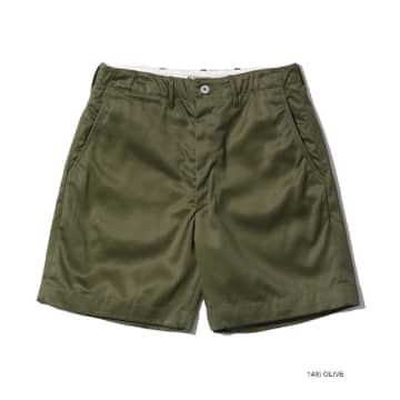 Buzz Rickson's 1945 Chino Shorts In Green