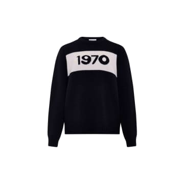 Bella Freud 1970 Oversized Knitted Jumper Size: Xs, Col: Black