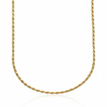 Scream Pretty Twist Chain Necklace- Gold Plated