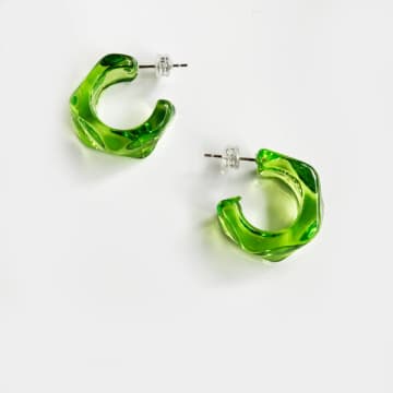 Dlirio Ocean Green Earrings