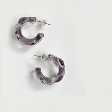 Dlirio Ocean Purple Earrings